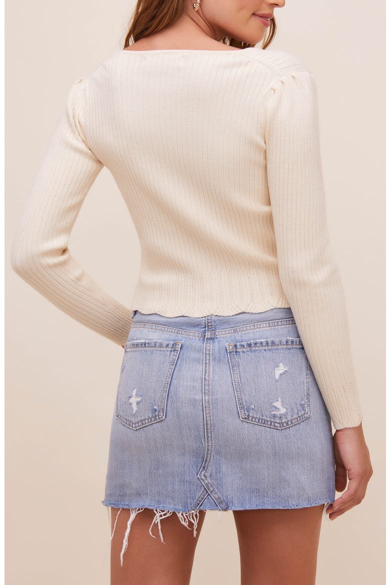 Dita Cardigan, Alternate, color, CREAM