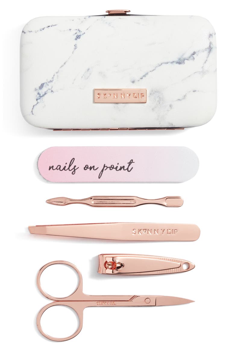 Marble Manicure Set, Main, color, NO COLOR