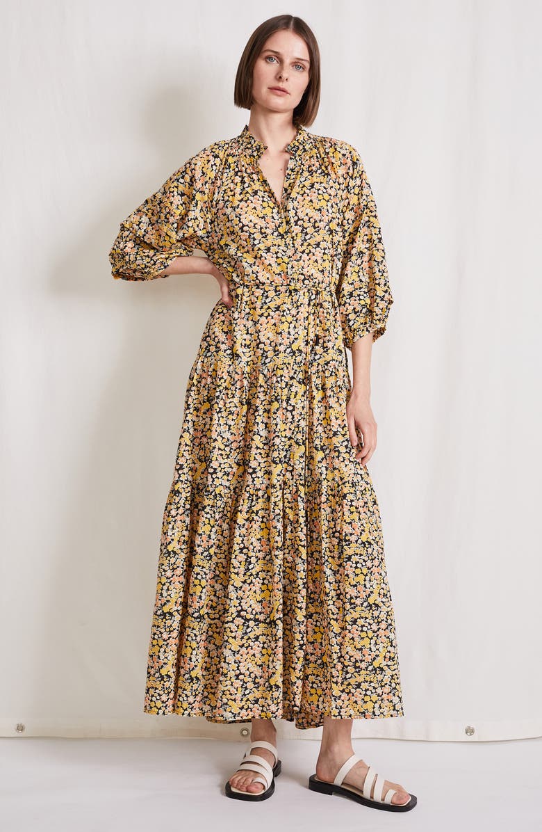 Apiece Apart Trinidad Organic Cotton Maxi Dress, Alternate, color, 