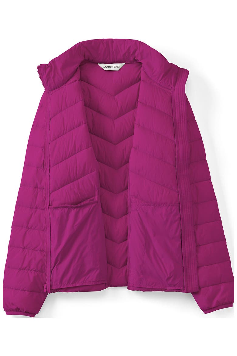 Wanderweight Ultralight Packable Chevron Quilted Down Jacket, Alternate, color, Light Raspberry Sorbet