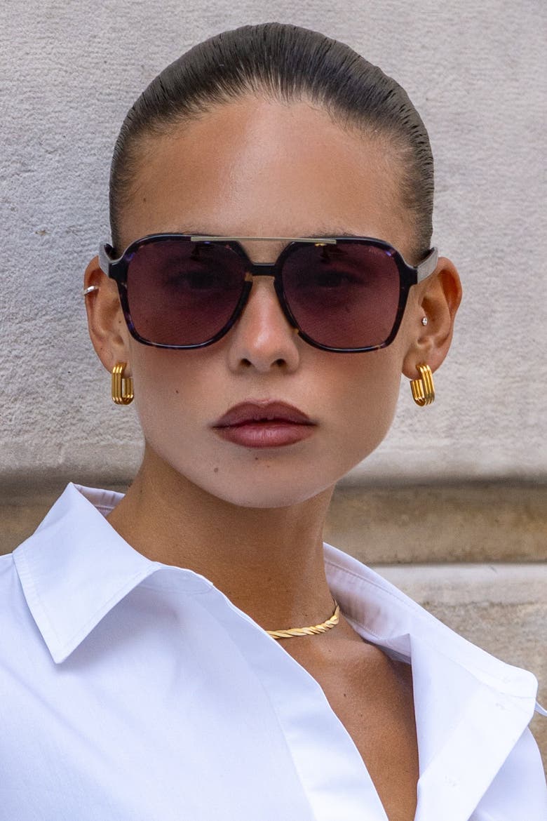 Spencer Aviator Sunglasses, Alternate, color, Lavender