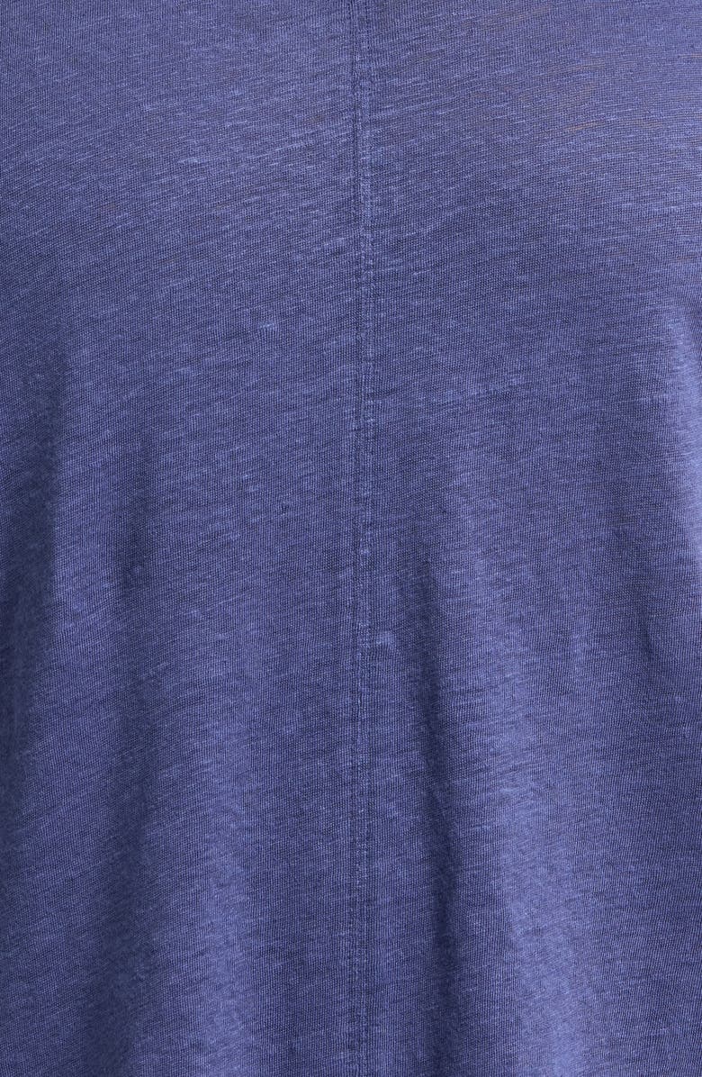 Eileen Fisher V-Neck Organic Linen T-Shirt, Alternate, color, Bluette