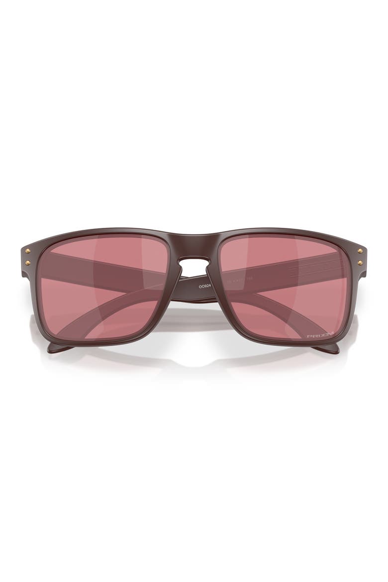 Holbrook 56mm Prizm™ Rectangular Sunglasses, Alternate, color, BLACK
