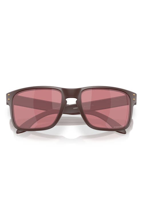 Oakley Holbrook 56mm Prizm™ Rectangular Sunglasses In Black