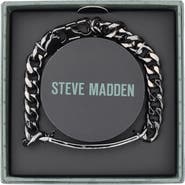 Steve Madden Men's Wide Bar Chain Bracelet