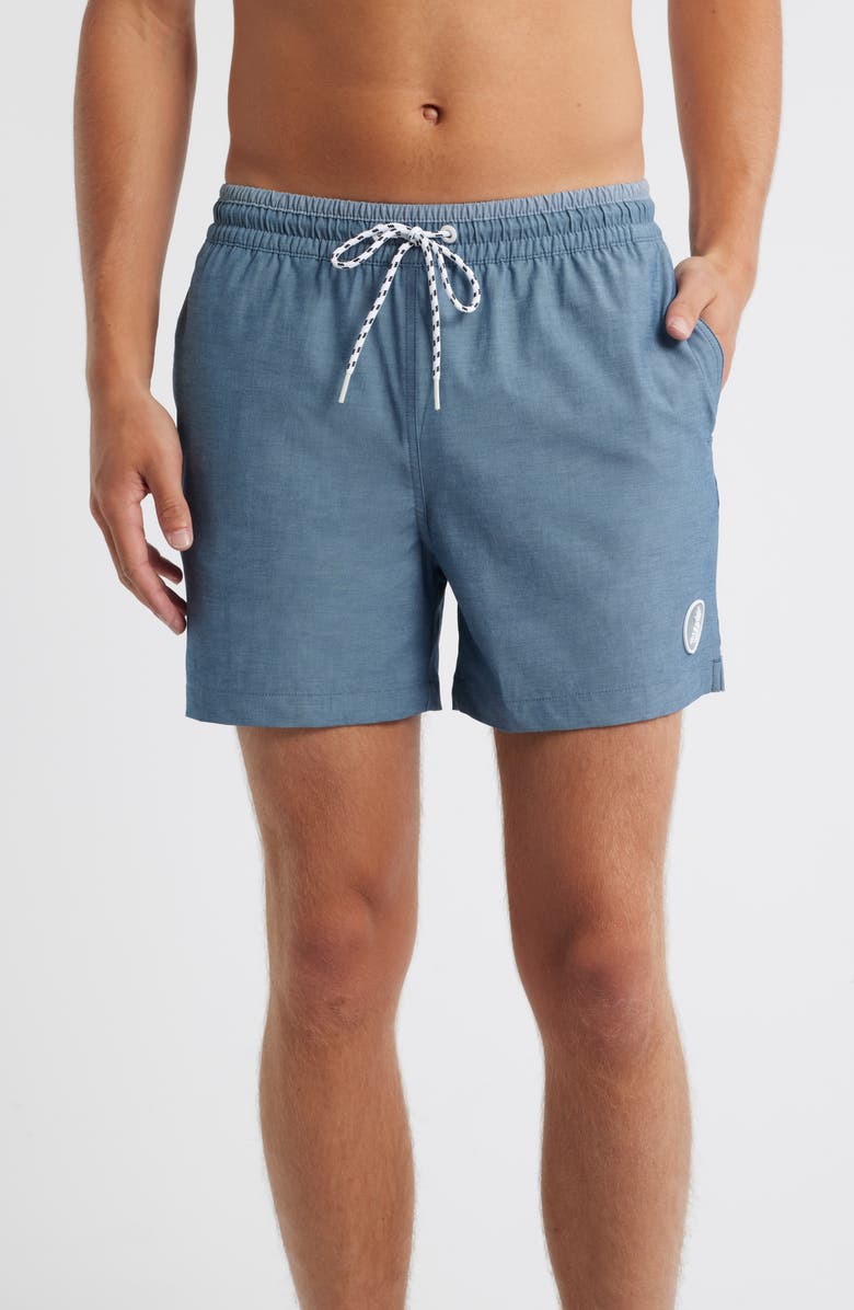 Chubbies The Nautical Navies Classic Lined 5.5-Inch Swim Trunks, Main, color, 
