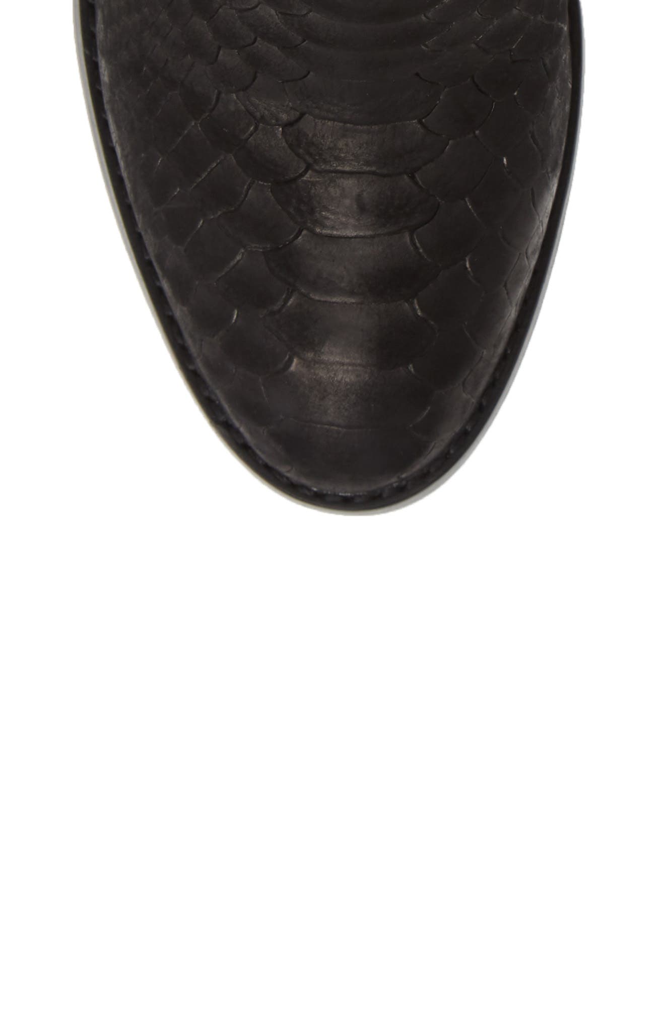 Jeffrey Campbell Rowlan Snakeskin Embossed Bootie, Alternate, color, 