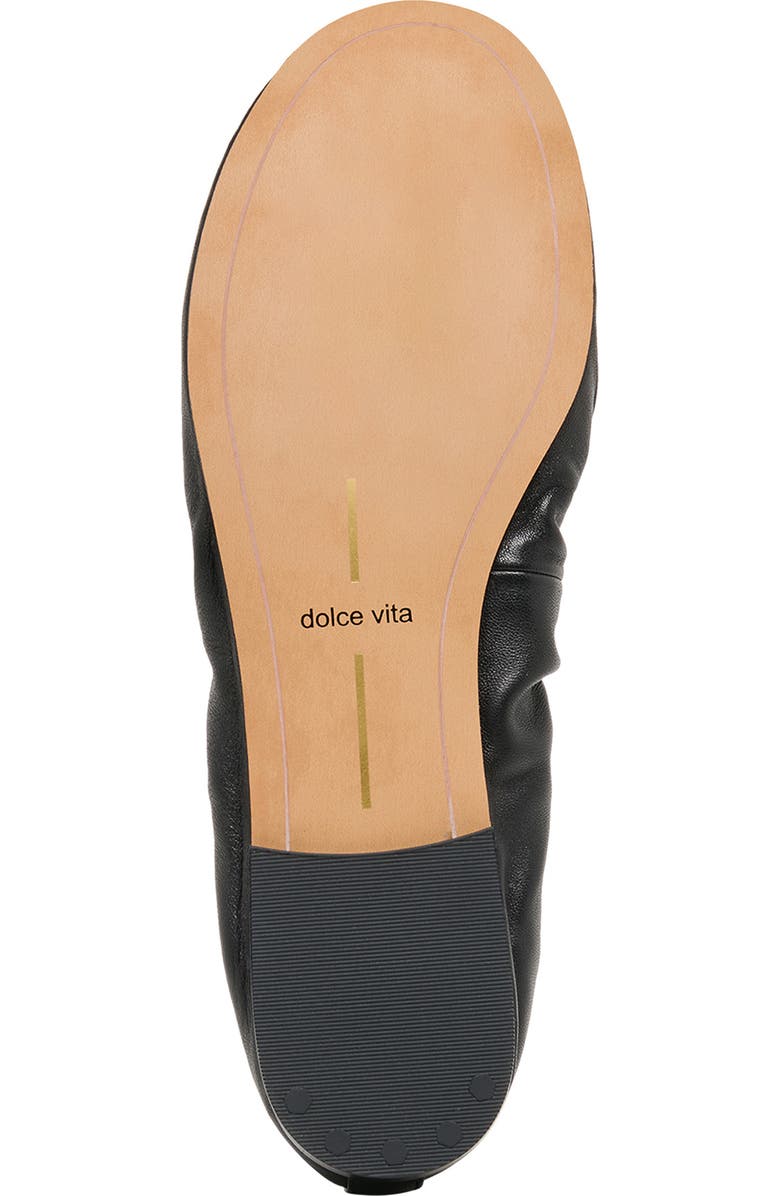 Dolce Vita Conrad Ballet Flat, Alternate, color, Black Leather