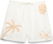 M&S Embroidered Beach Shorts