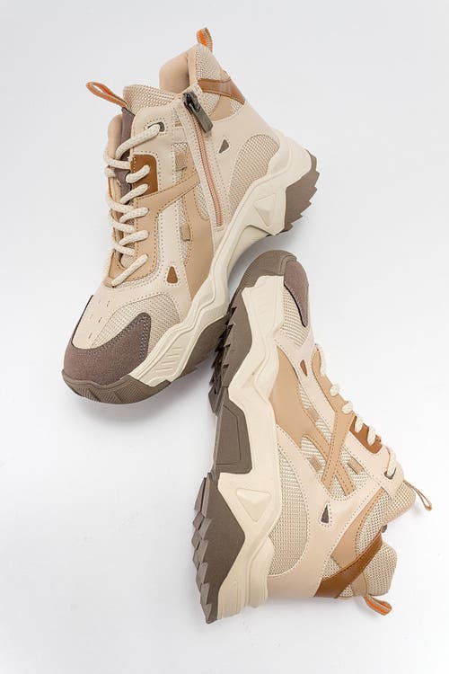 Prologue Shoes Lowel Sneaker Boot In Brown