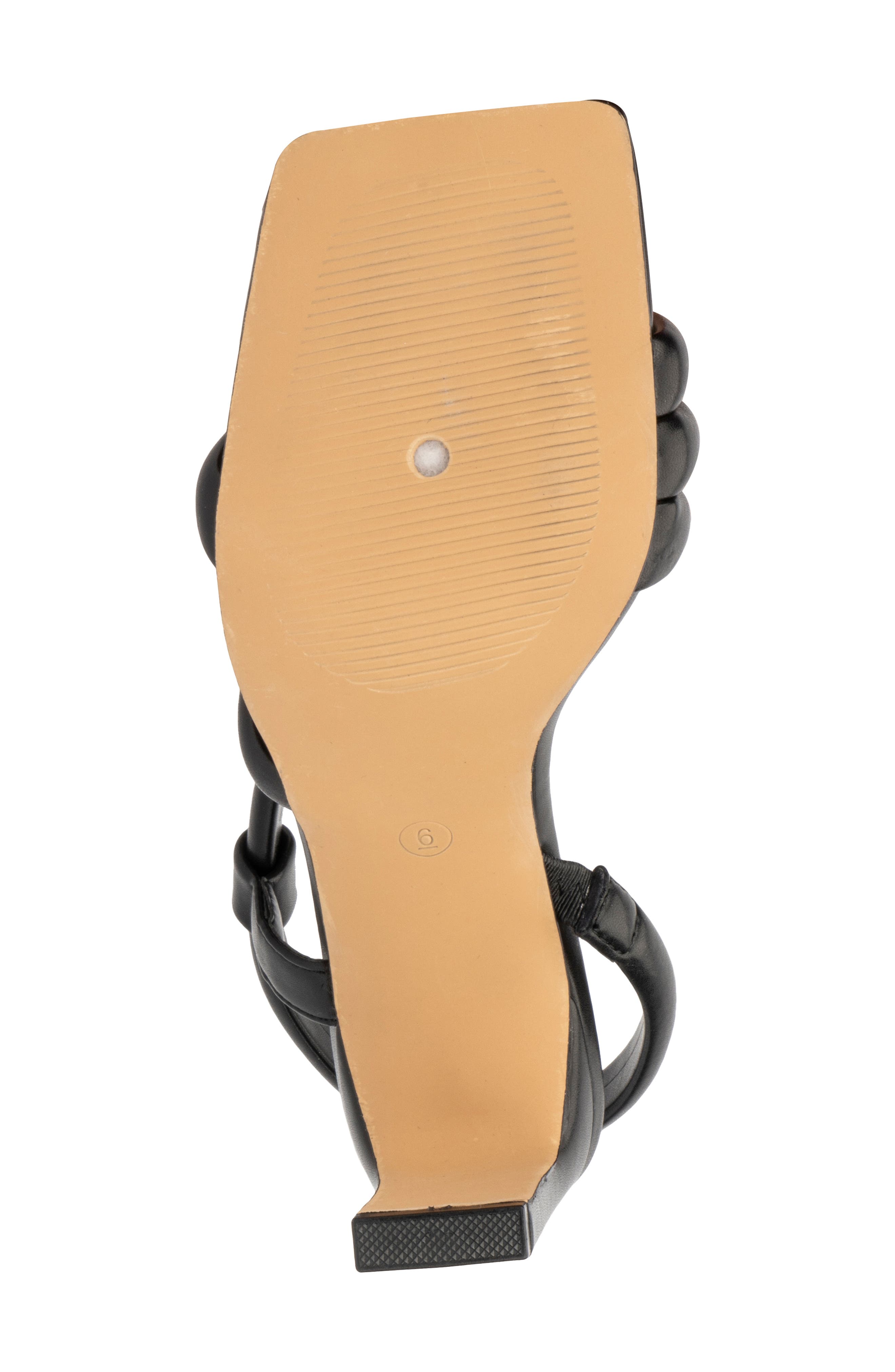 NEW YORK AND COMPANY Albina Asymmetrical Heeed Sandal, Alternate, color, Black