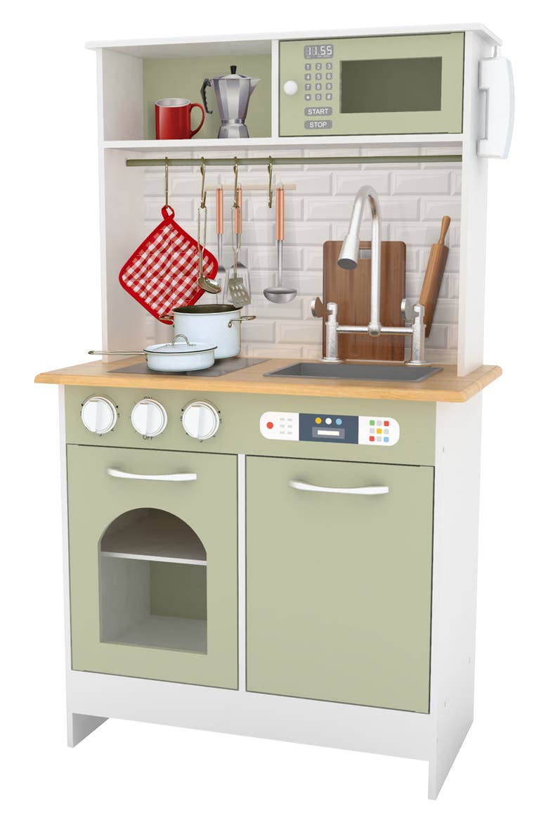 Little Chef Play Kitchen, Main, color, OLIVE GREEN