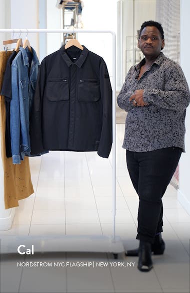 nobis Water Repellent Midlayer Button Up Shirt (Men) | Nordstromrack