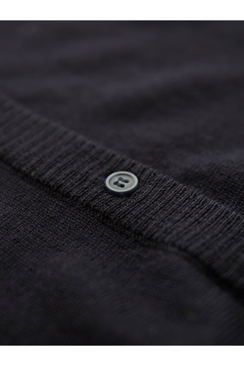 Fine Knit Merino Cardigan, Alternate, color, Navy
