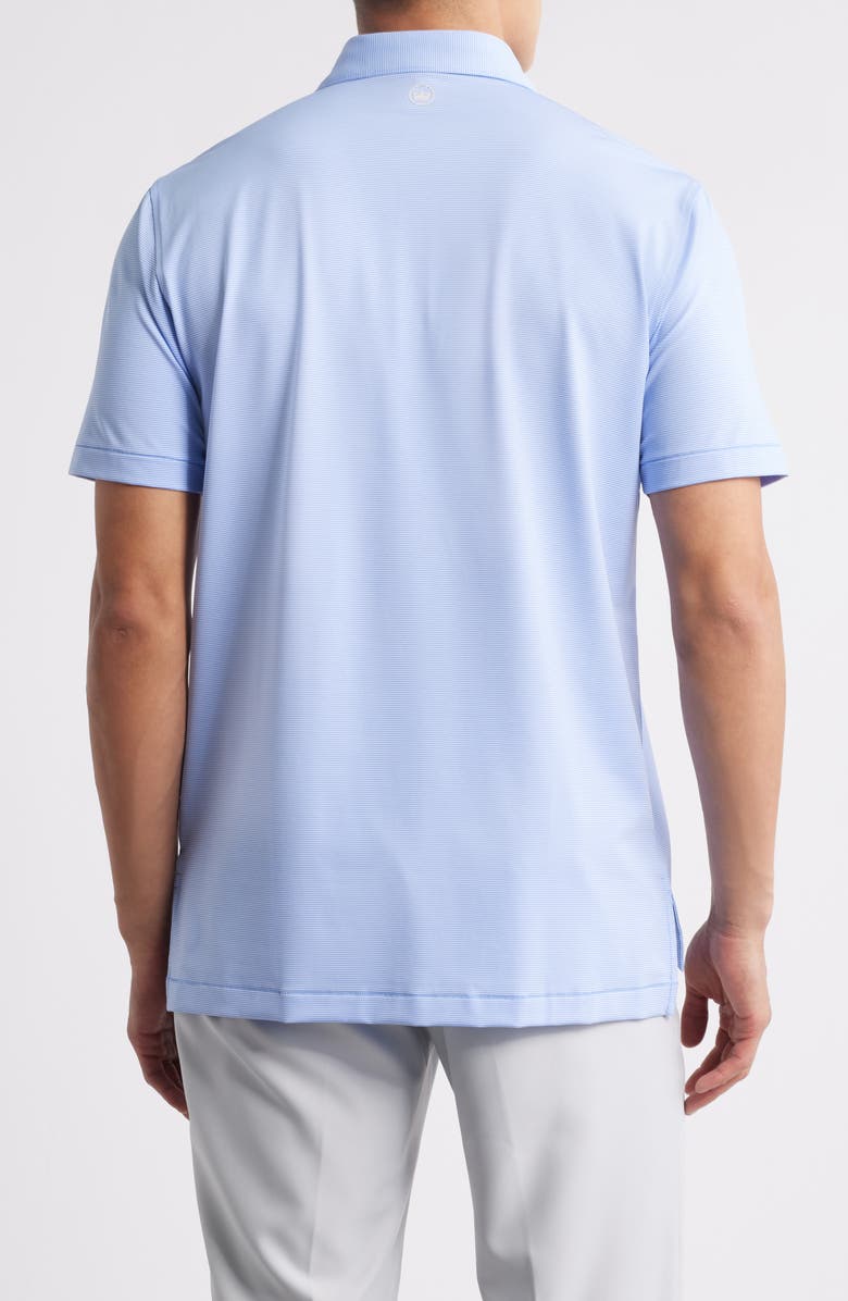 Peter Millar Jubilee Performance Jersey Golf Polo, Alternate, color, Seaside Blue