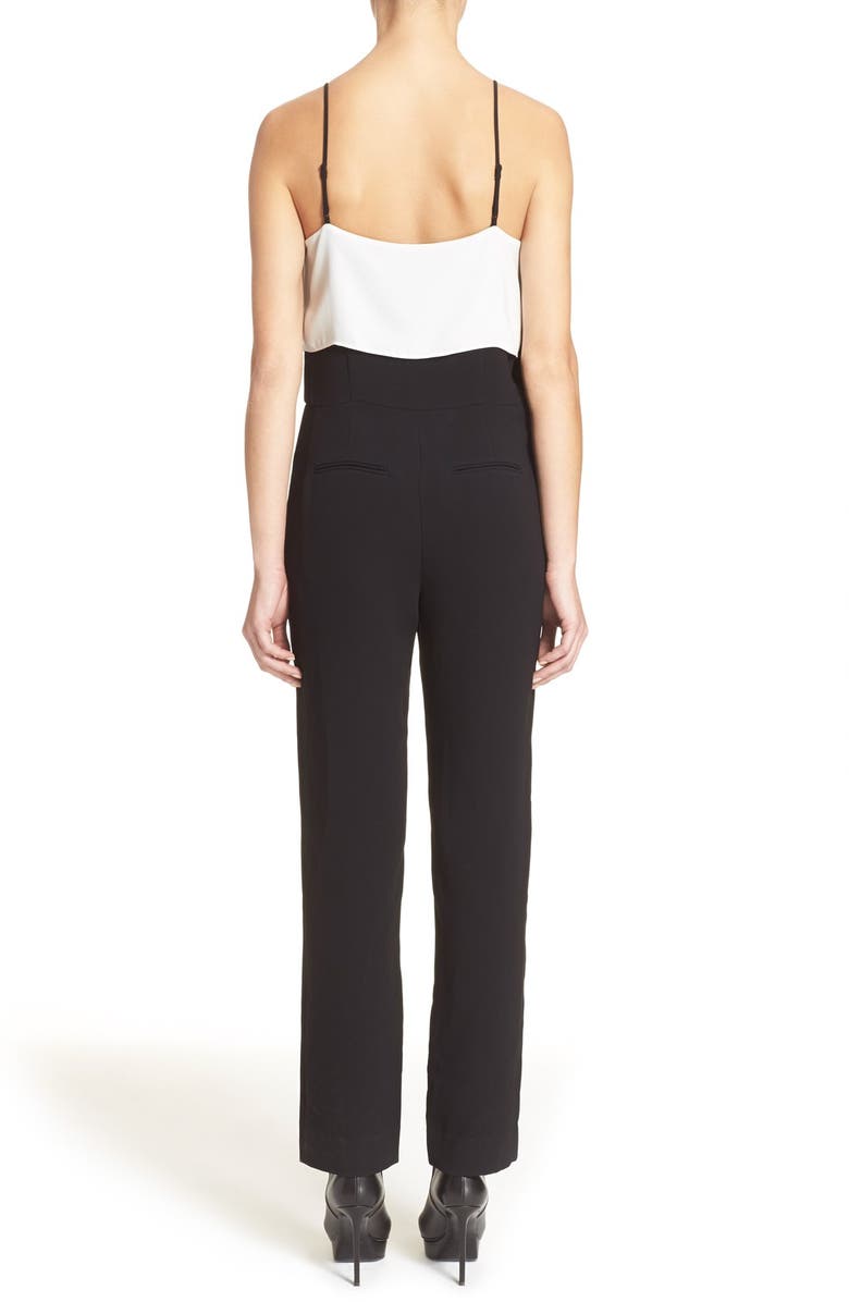 MCQ by Alexander McQueen Two Tone Jumpsuit, Alternate, color, 