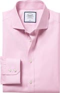 Charles Tyrwhitt Non-Iron Twill Cutaway Slim Fit Shirt Single Cuff