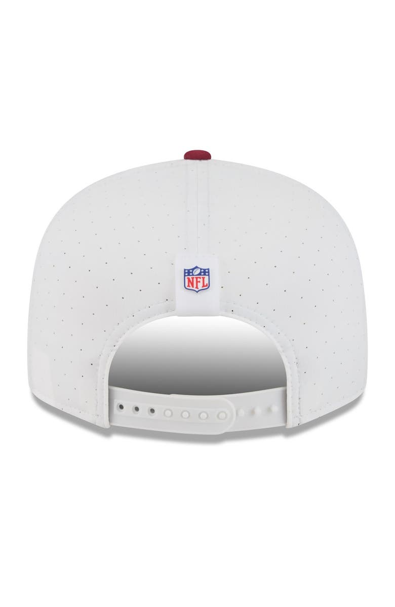 New Era Men's New Era  White/Burgundy Washington Commanders 2025 NFL Training Camp Split Panel 9FIFTY Snapback Hat, Alternate, color, White