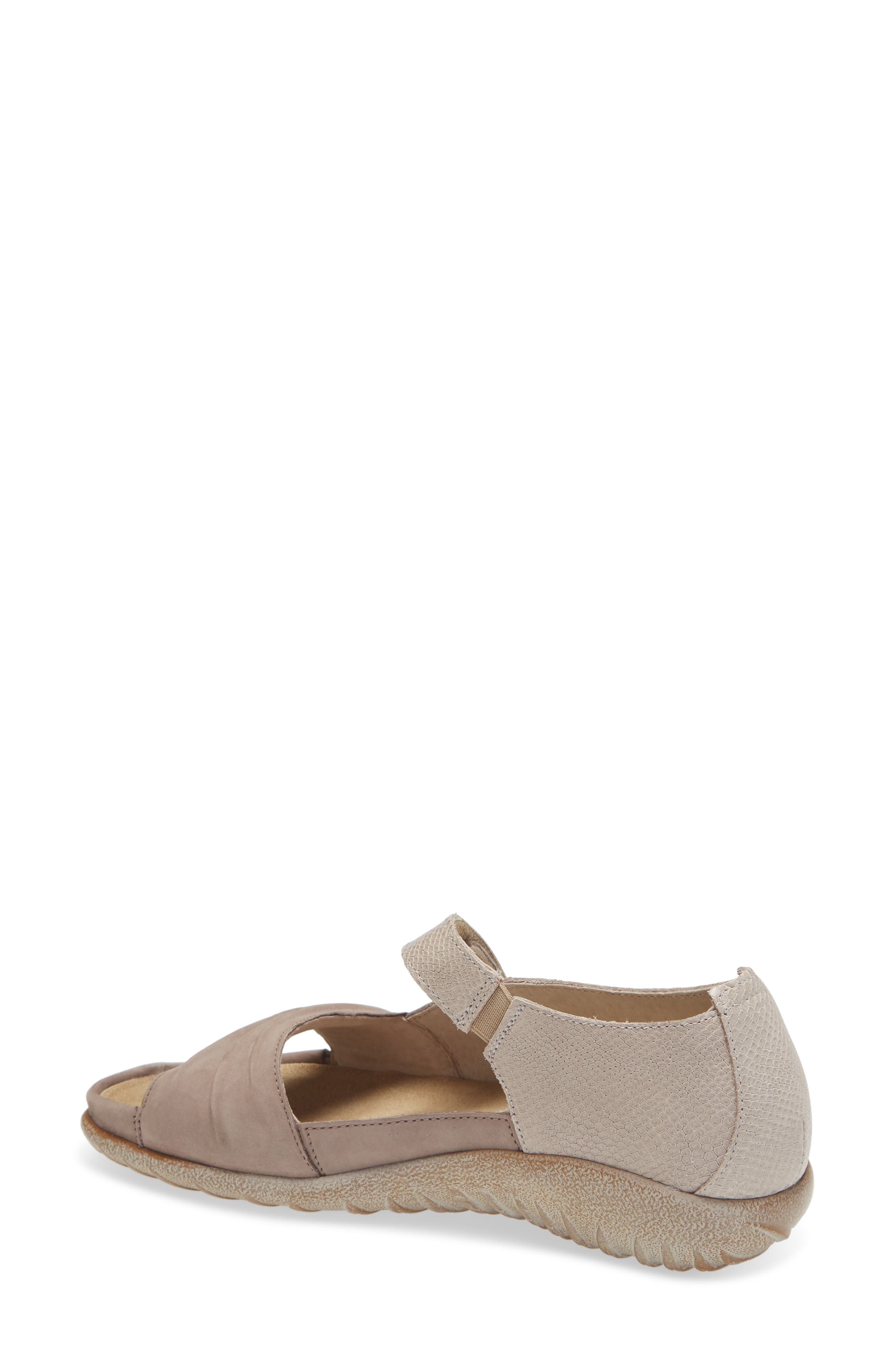 'Papaki' Sandal, Alternate, color, STONE LIZARD LEATHER