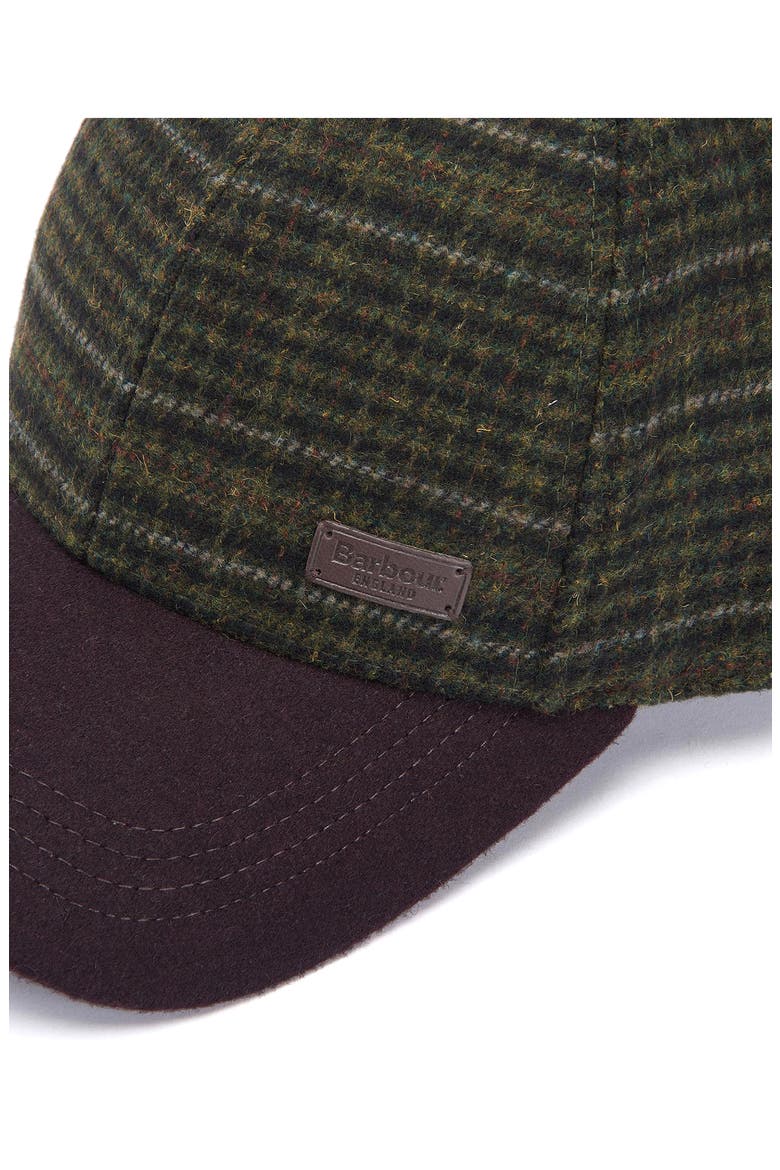 Clyde Plaid Adjustable Tweed Baseball Cap, Alternate, color, BROWN/OLIVE PLAID