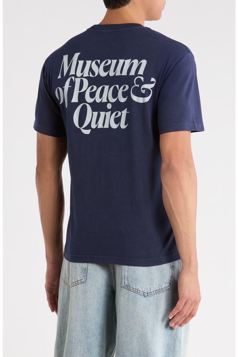 Mid Century Graphic Cotton T-Shirt, Alternate, color, NAVY