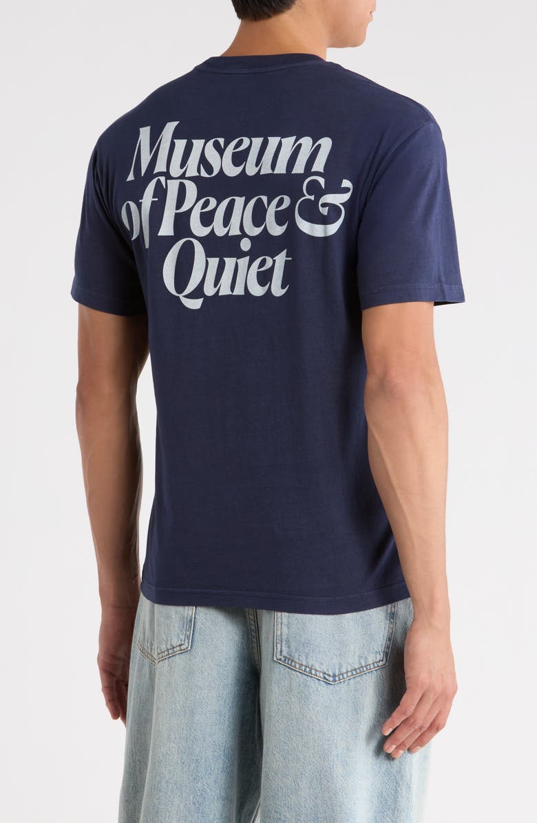 Museum of Peace & Quiet Mid Century Graphic Cotton T-Shirt, Alternate, color, Navy