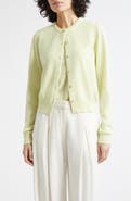 Johnstons of Elgin Iris Cashmere Crewneck Cardigan