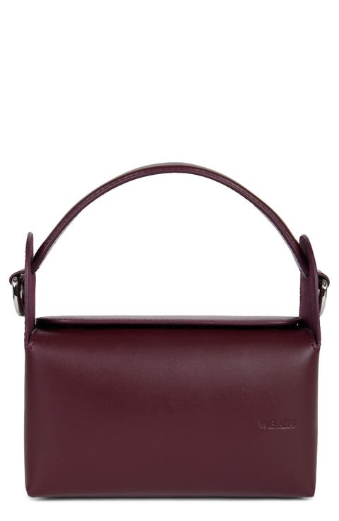 The Pastry Box 20 Leather Top Handle Bag