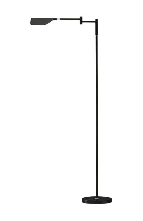 Leaf 53" Industrial LED Task Floor Lamp with Metal Empire Shade, 3-Way Dimming