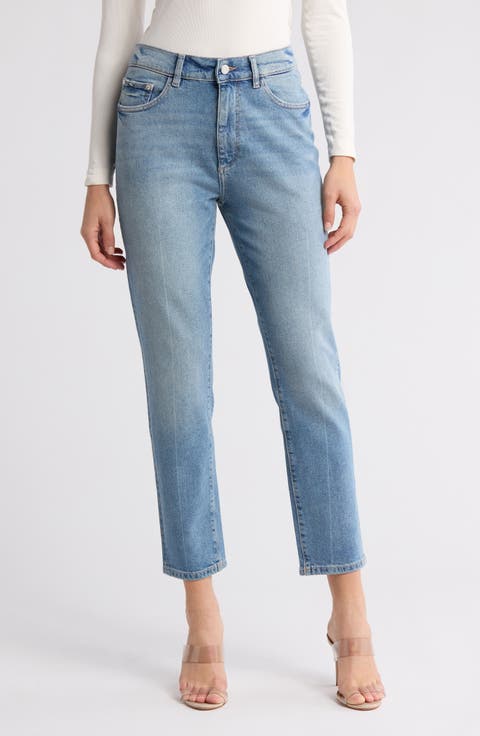 Bella Cropped Straight Leg Jeans (Grand Rapids)