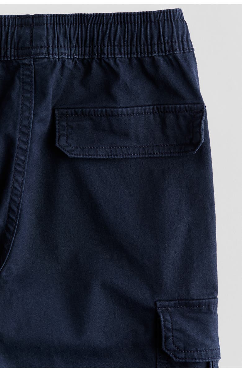 H&M Cargo Trousers, Alternate, color, Navy Blue