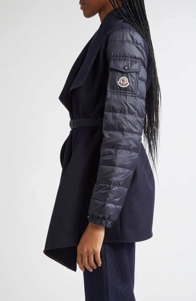 Moncler Archivio DNA Cape Jacket, Alternate, color, Blue