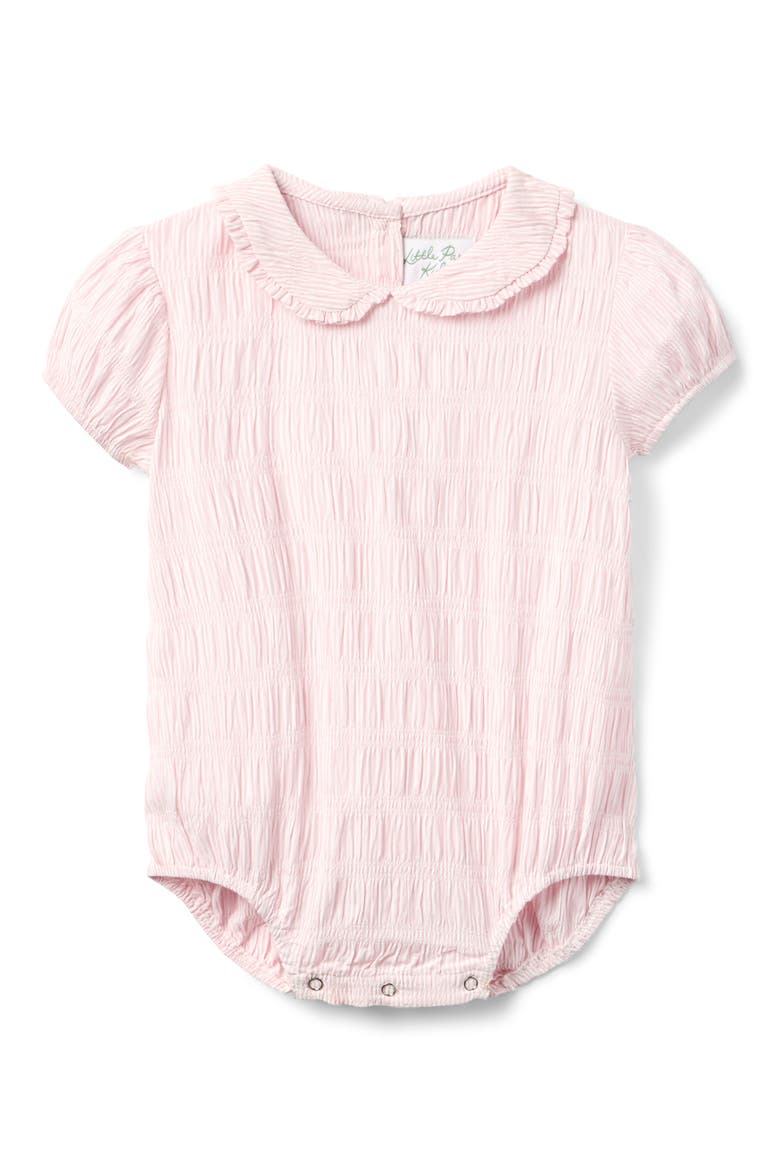 Laney Bubble Romper, Main, color, Soft Rose Stripe