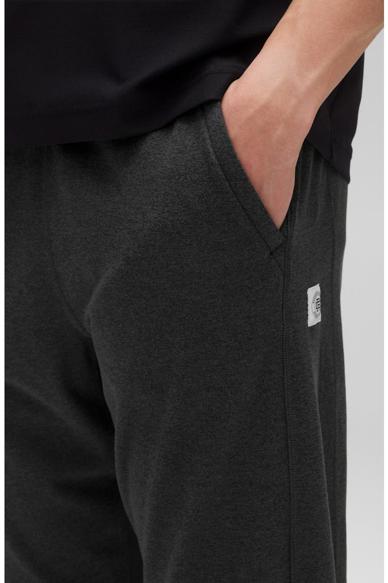 Recovery Brushed Jersey Joggers, Alternate, color, HEATHER BLACK
