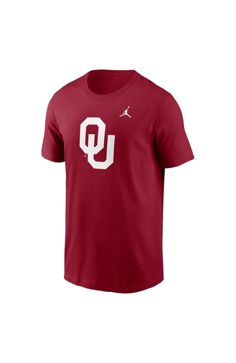 Jordan Brand Men's Jordan Brand Crimson Oklahoma Sooners Primetime Evergreen Logo T-Shirt, Alternate, color, Crimson
