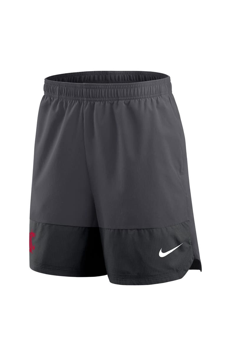 Nike Men's Nike Anthracite Washington State Cougars 2025 Sideline Performance Shorts, Alternate, color, Anthracite