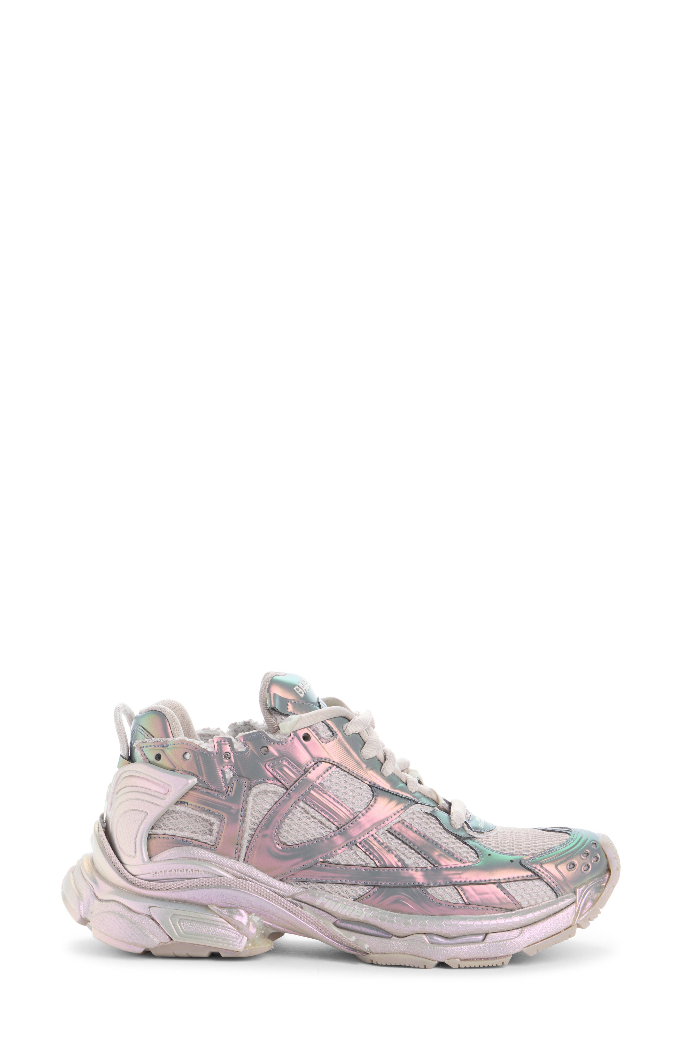 Runner Sneaker, Alternate, color, 9050 BEIGE / PINK