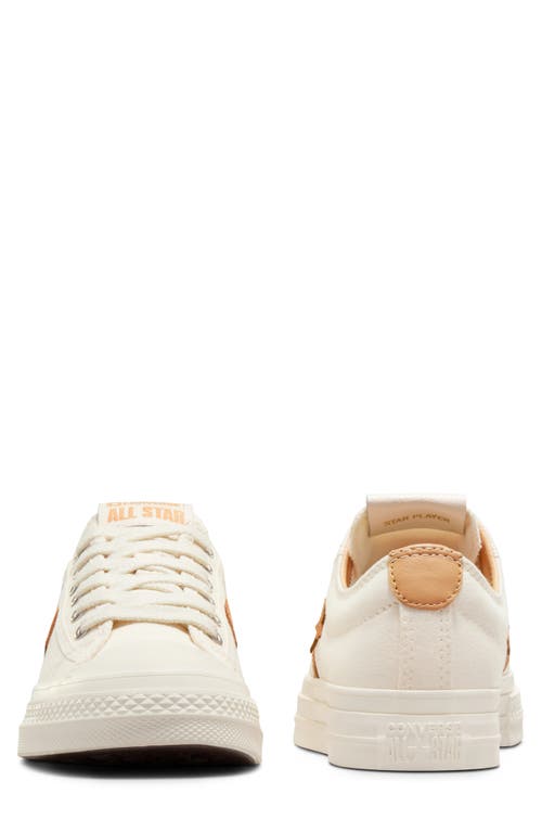 Converse Star Player 76 Oxford Sneaker In Egret/egret/sandy Shore