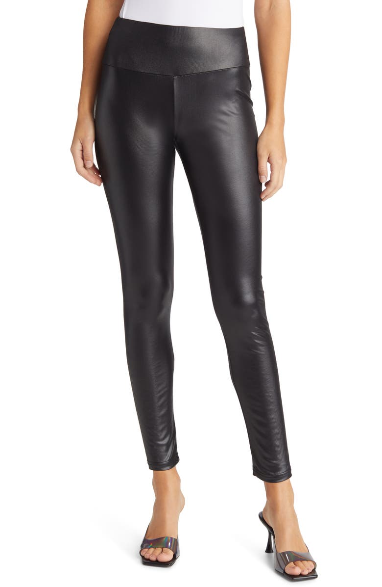 NIKKI LUND Women's Penelope Faux Leather Leggings, Main, color,