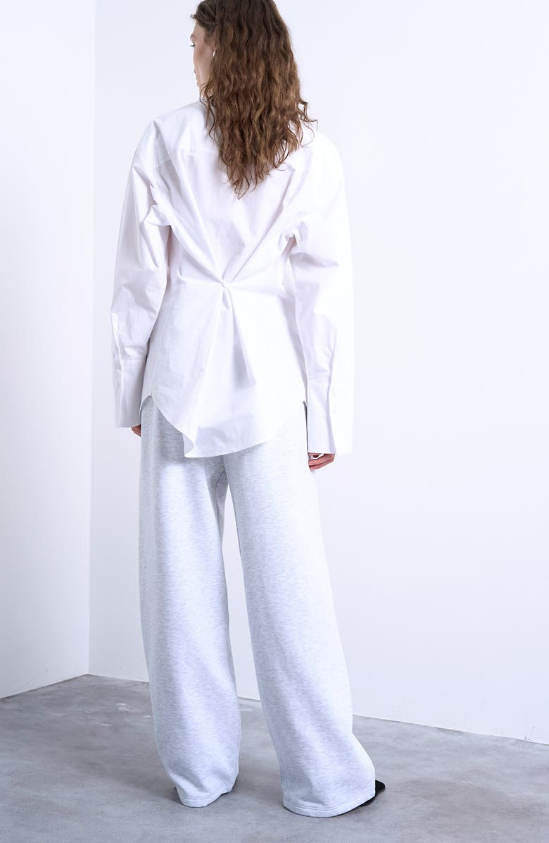 Topshop Straight Leg Sweatpants, Alternate, color, Light Grey