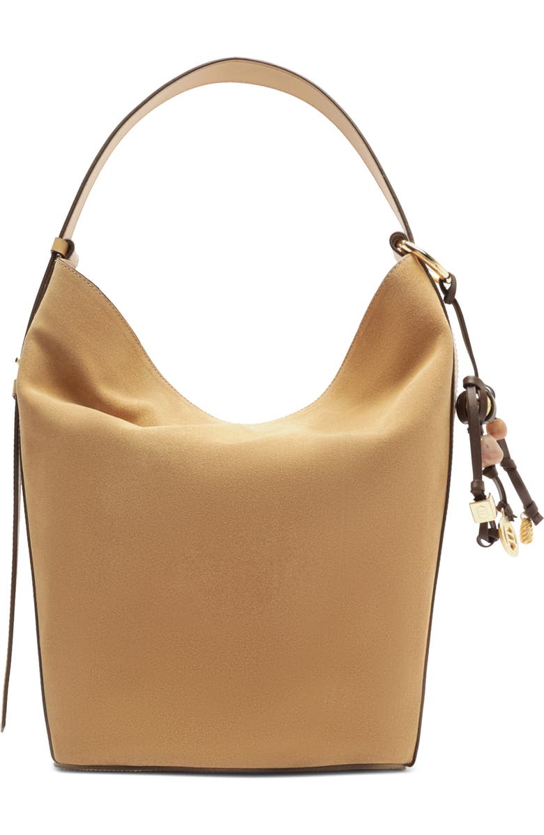 Arezzo Large Simone Suede Hobo Bag, Main, color,