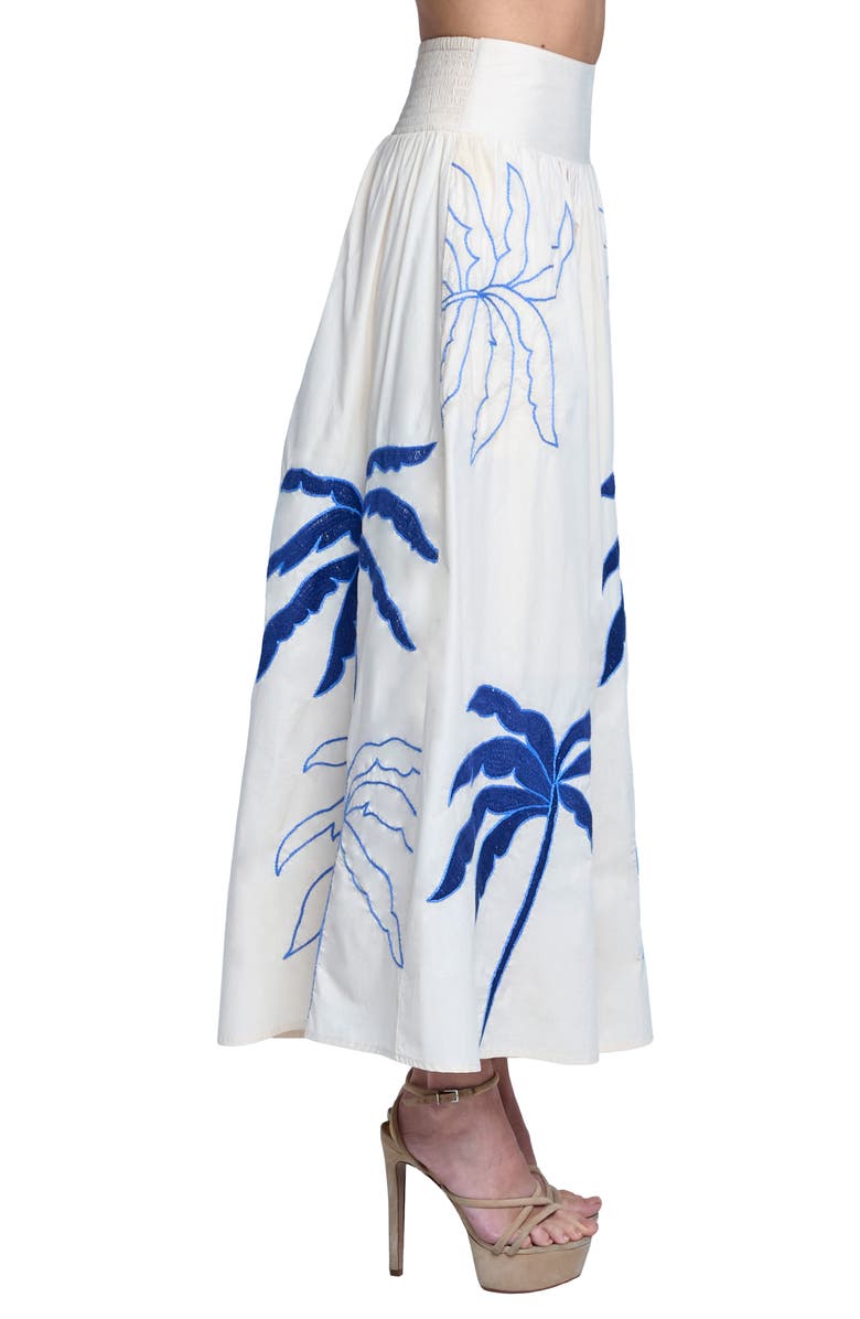 CIEBON Nuri Maxi Skirt, Alternate, color, Taupe/ Blue