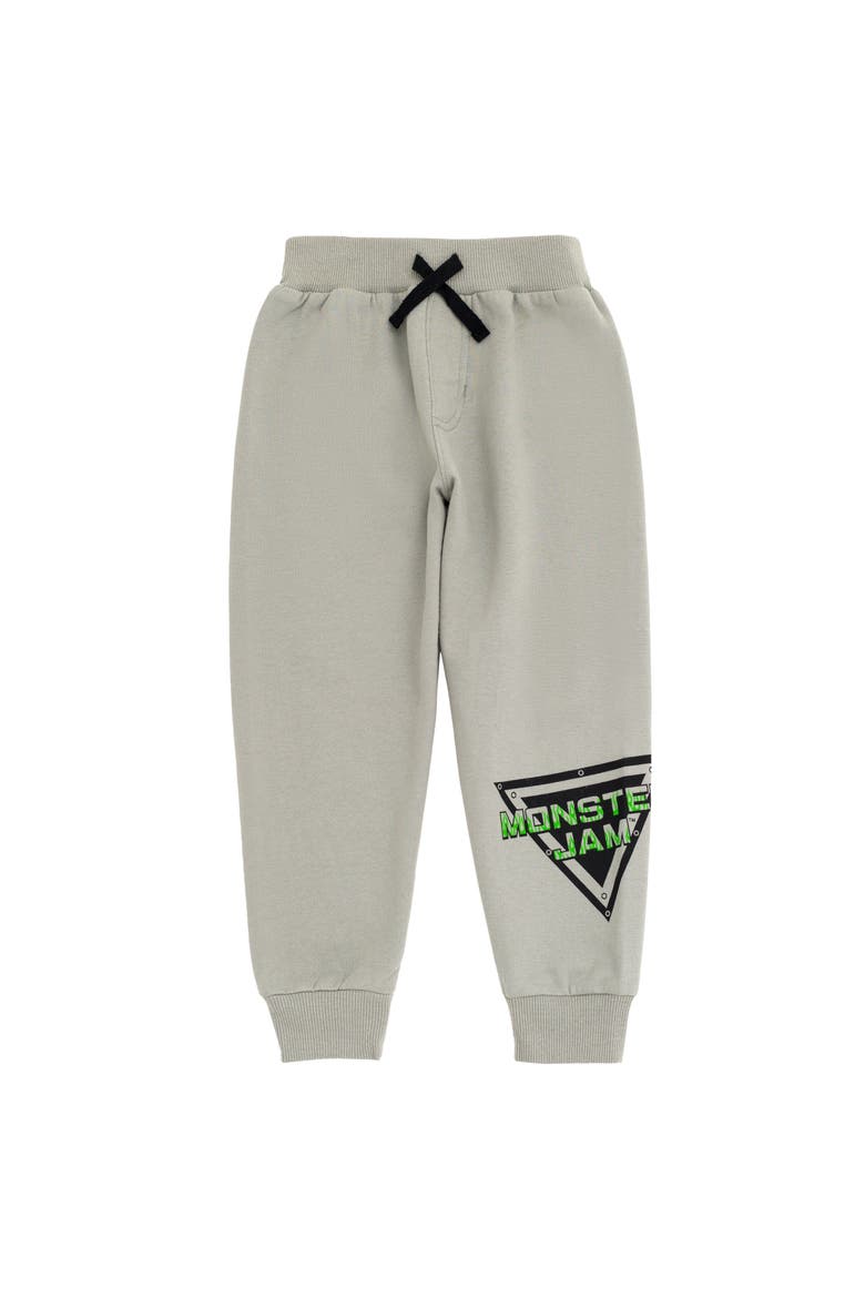 Fleece 2-Piece Hoodie and Pants Set, Alternate, color, Grey Grave Digger
