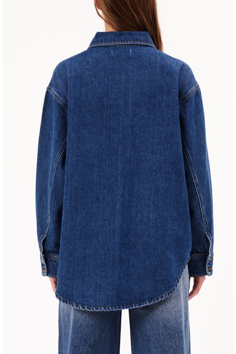 Classic Denim Shacket, Alternate, color, ASHLEYBLUE