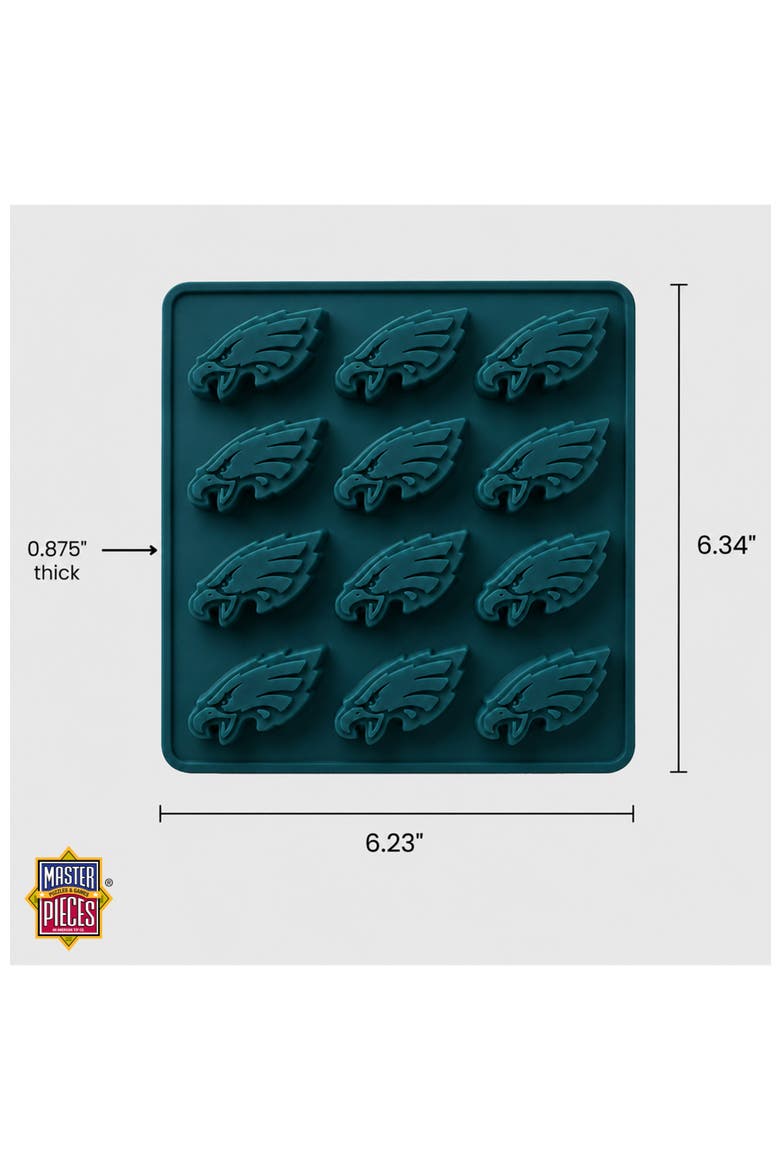 Philadelphia Eagles Ice Cube Tray, Alternate, color, Multicolor