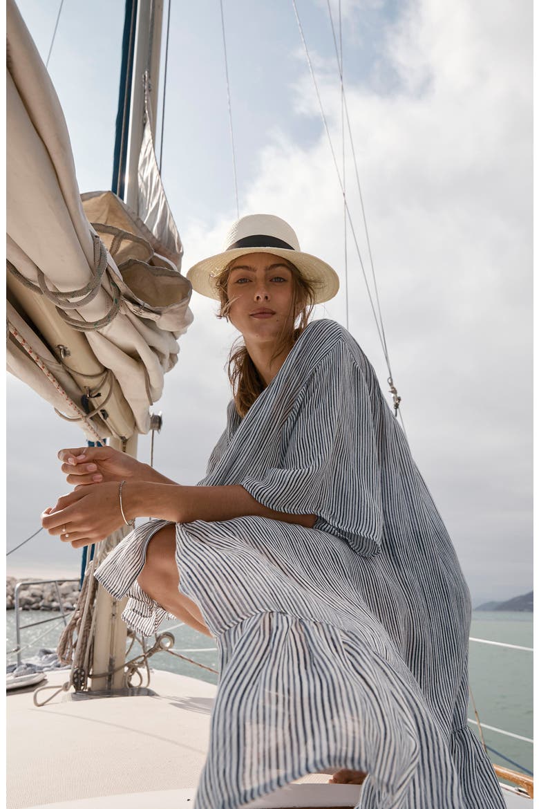Straw Panama Hat, Alternate, color, IVORY