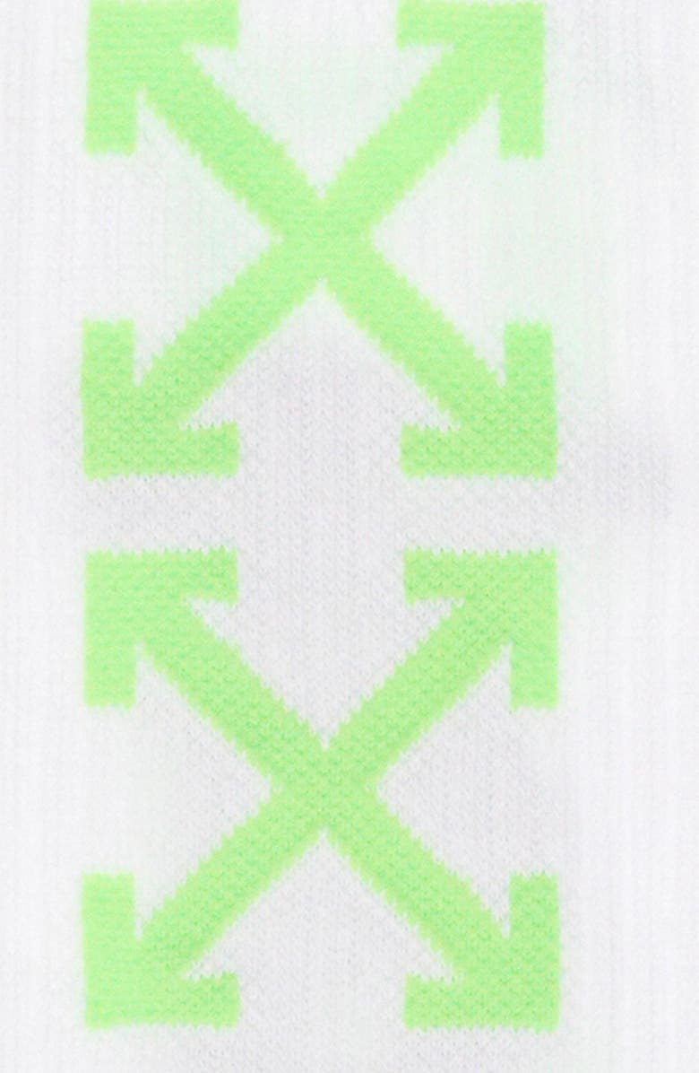 Off-White Harry the Bunny Graphic Socks, Alternate, color, White Brillant