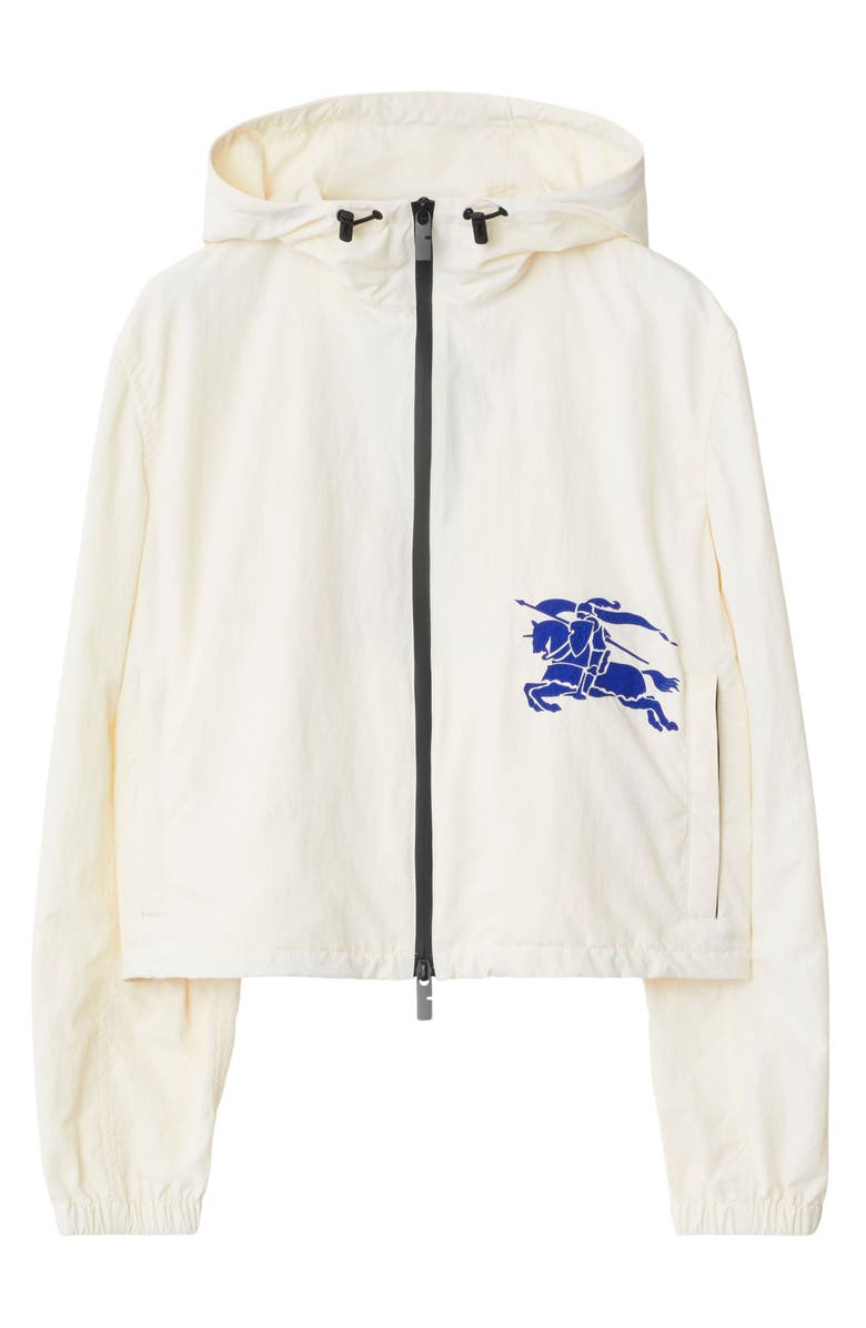 Burberry Equestrian Knight Hooded Windbreaker, Alternate, color,