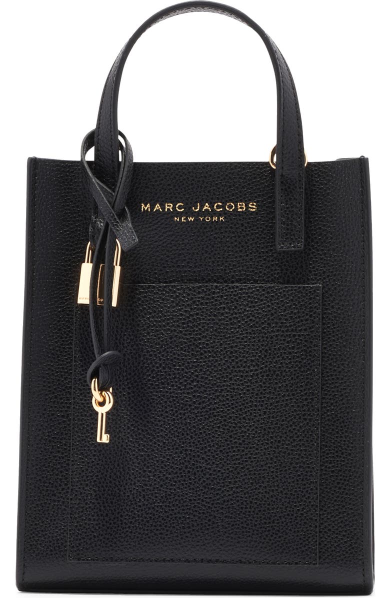 Marc Jacobs Micro Leather Tote, Main, color,