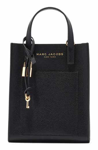 Marc Jacobs Mini Grind Coated Leather Satchel Black